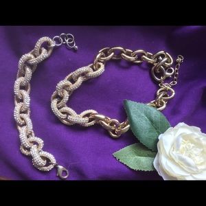 Chunky Rhinestone  set